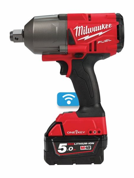 Гайкокрут високомоментний MILWAUKEE 3/4 дюйма(2034Нм) M18 FUEL ONEFHIWF34-502X ONE-KEY (+ заряд.прис, 2 акум.X 5Аг, HD кейс)