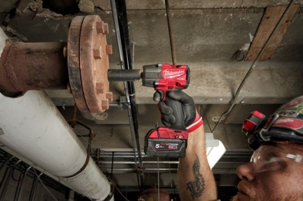 Гайкокрут компактний 1/2 (881 Nm) MILWAUKEE M18 FUEL FMTIW2P12-502X с фиксацией пином