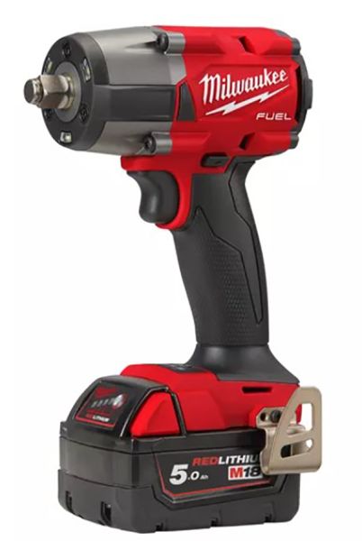 Гайкокрут імпульсний компактний 1/2" (881 Нм) з фрикційним кільцем MILWAUKEE M18 FMTIW2F12-502X , (+ заряд.пристрій, 2 акум., HD