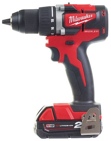 Дриль-шурупокрут безщіткова компактна M18 CBLDD-202C крутний момент 60Нм MILWAUKEE 4933464317