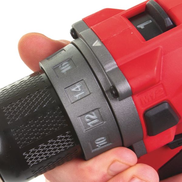 Дриль-шурупокрут акумуляторний MILWAUKEE, M12 FDD-0, 37Нм