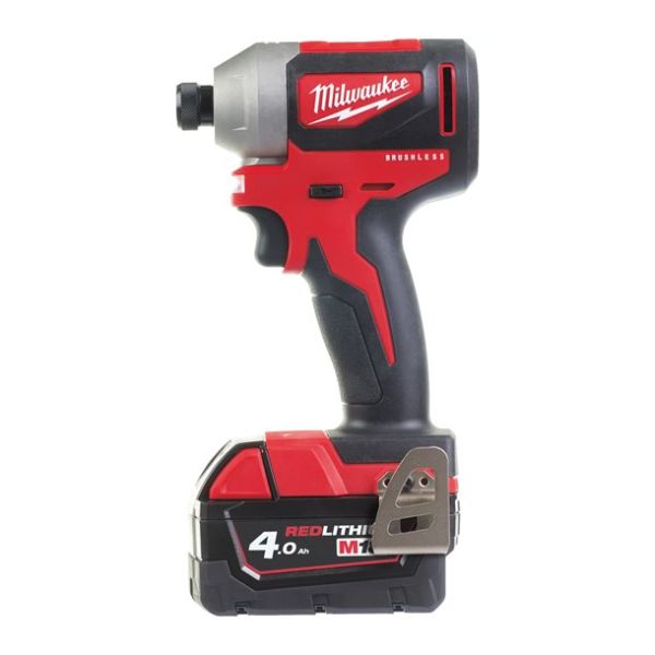 Гвинтокрут акумуляторний 1/4" HEX MILWAUKEE, M18 CBLID-402C, 180Нм