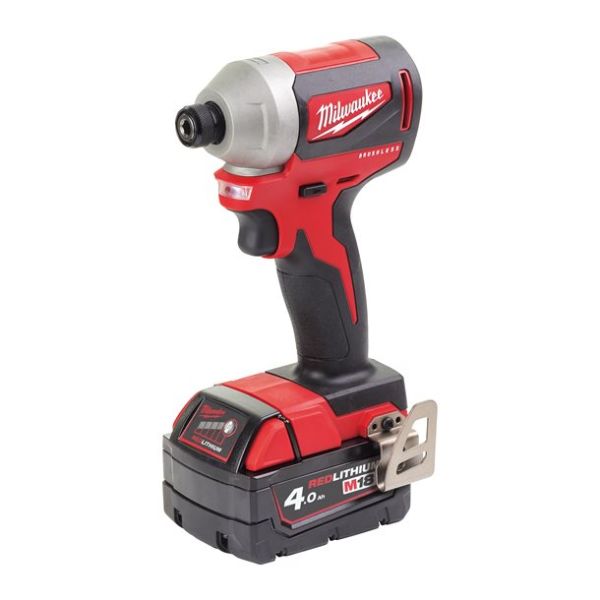 Гвинтокрут акумуляторний 1/4" HEX MILWAUKEE, M18 CBLID-402C, 180Нм