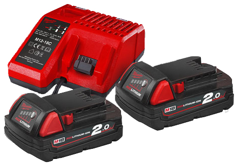 Акумулятор Li-Ion M18 NRG-202 (В2 2шт; з/у M12-18C) 4933459213