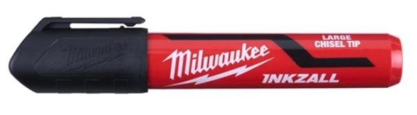 Маркер для будмайданчика InkZAll MILWAUKEE, великий (L), чорний (3шт)