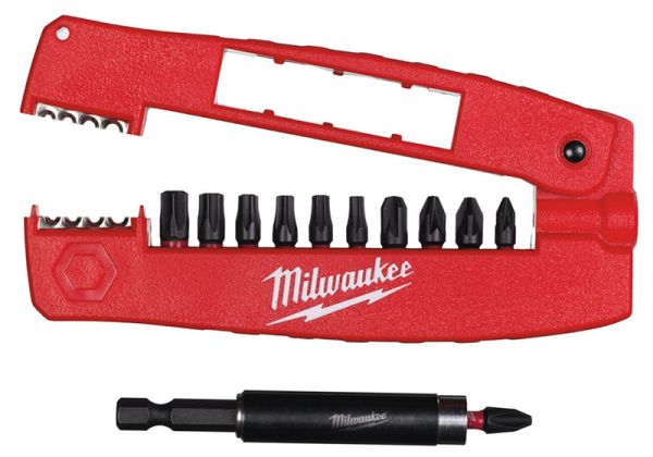 Набір біт SHOCKWAVE MILWAUKEE, "Крокодил №2", (12шт)