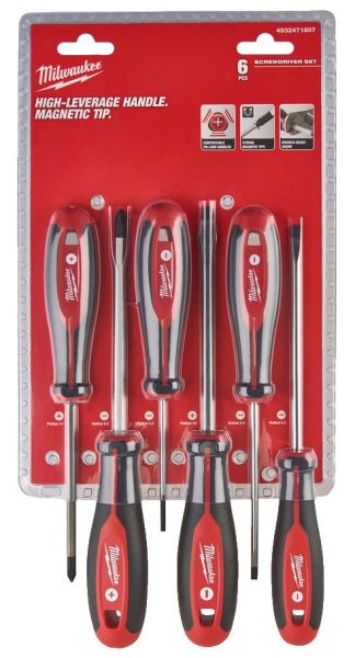 Набір викруток магнітних з тригранною рукояткою PH/SL (6шт)