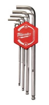 Набір шестигранних ключів MILWAUKEE, (9шт), (1 - 10мм)