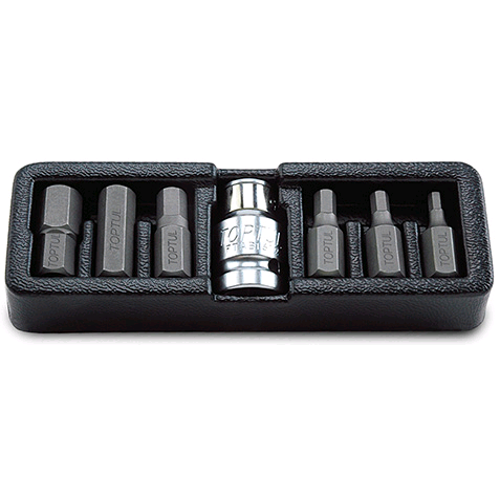 Набір біт TOPTUL 10 мм 7ед. (PH1, PH2, PH3, SL5.5, SL6.5, SL8) GAAT0709