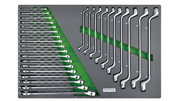 Візок з набором інструментів TOPTUL 7 секцій 261ед. GE-26105