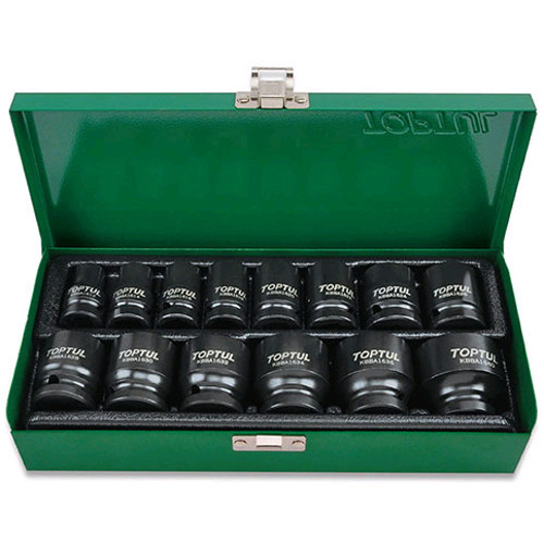 Набір головок дюймових ударних TOPTUL 1/2" 3/8...1-1/4 14ед. GEAD1401
