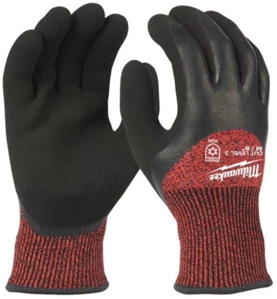 Рукавиці MILWAUKEE з опором порізам 3 рівня, зимові, 10/XL