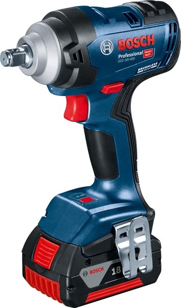 Гайковерт Bosch Professional GDS 18V-400 (без АКБ та ЗП), (0.601.9K0.021)