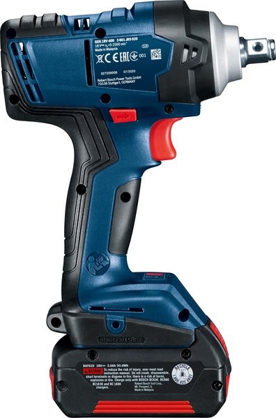 Гайковерт Bosch Professional GDS 18V-400 (без АКБ та ЗП), (0.601.9K0.021)
