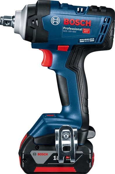 Гайковерт Bosch Professional GDS 18V-400 (без АКБ та ЗП), (0.601.9K0.021)