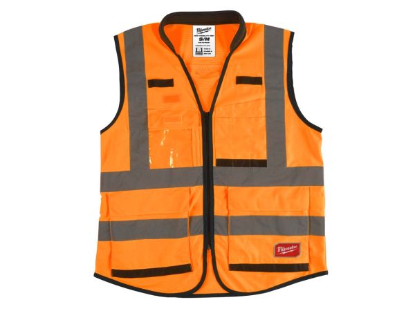 Жилет помаранчевий PREMIUM MILWAUKEE, сигнального забарвлення (L / XL)