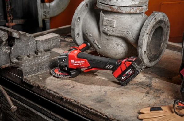 Шліфмашина кутова акумуляторна MILWAUKEE, M18 ONEFSAG125XPDB-0X, діаметр 125мм (HD кейс)