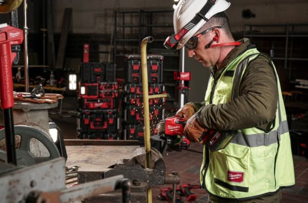 Шліфмашина кутова акумуляторна MILWAUKEE, M18 ONEFSAG125XB-0X, діаметр125мм (HDкейс)