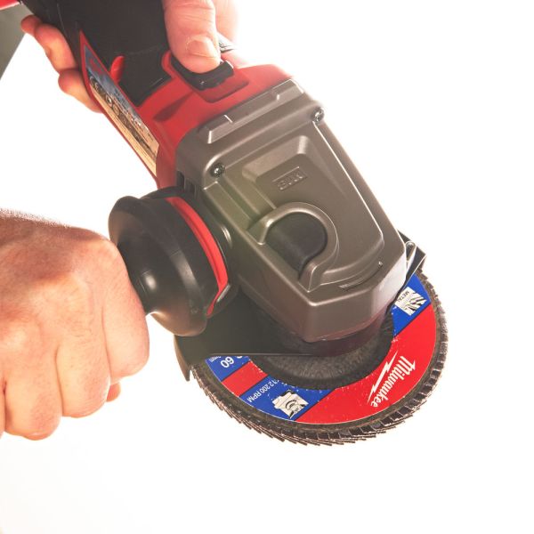 Шліфмашина кутова акумуляторна MILWAUKEE Ø115мм M18 FUEL CAG115X-502X