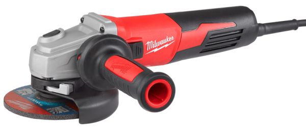 Шліфмашина кутова MILWAUKEE, AGV 13-125 XE, 1250Вт, 125 мм з регулюванням обертів