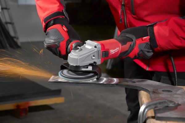 Шліфмашина кутова MILWAUKEE, AGV 13-125 XE, 1250Вт, 125 мм з регулюванням обертів