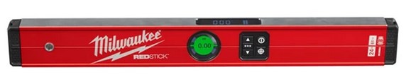 Рівень цифровий акумуляторний MILWAUKEE, L4 REDSTIC, 60 см