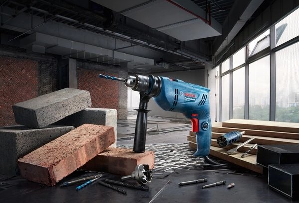 Дриль ударний Bosch Professional GSB 600, 600Вт (0.601.1A0.320)