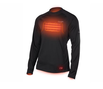 Футболка з підігрівом MILWAUKEE, L4 HBLB-301XXL, з довгим рукавом, (розмір XXL)