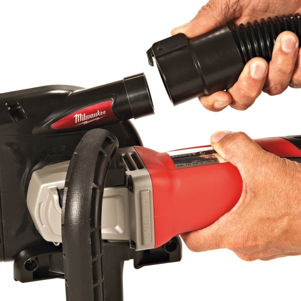 Шліфмашина кутова з системою видалення пилу MILWAUKEE, AGV 15-125 XE DEG-SET, 1550Вт, діаметр 125мм