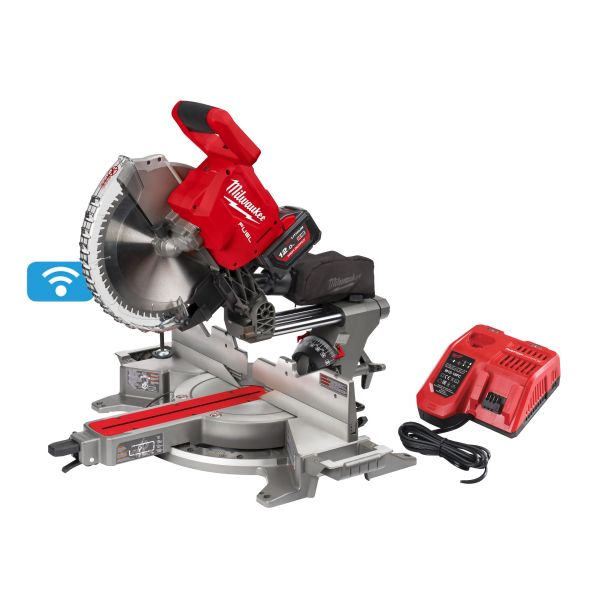 Пила торцювальна акумуляторна безшіткова MILWAUKEE M18 FMS305-121 (Ø305мм) (ЗП+1ак.Х12Аг)