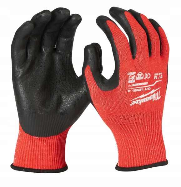 Рукавиці MILWAUKEE з опором порізам 1 рівня, 10/XL, (12шт.)