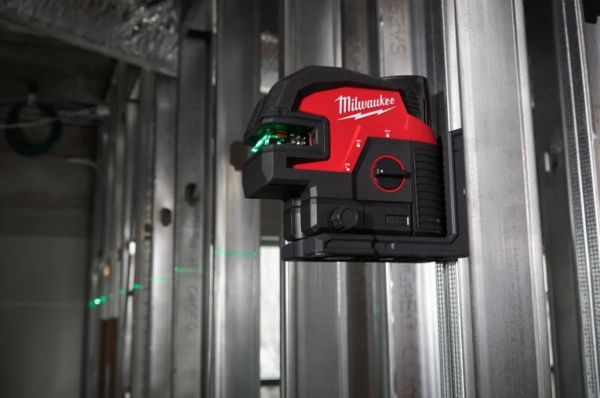 Нівелір лінійно-точковий лазерний акумуляторний MILWAUKEE, M12 CLL4P-0C (кейс)