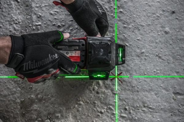 Нівелір лазерний 3D нівелір акумуляторний MILWAUKEE, M12 3PL-0C (кейс)