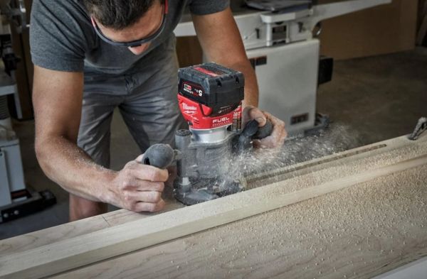 Фрезер кромкувальний акумулятрний MILWAUKEE, M18 FTR8-0X, цанга 6/8мм