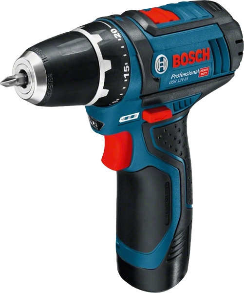 Шуруповерт-дриль акумуляторний Bosch Professional GSR 12V-15 (0.601.868.10G)