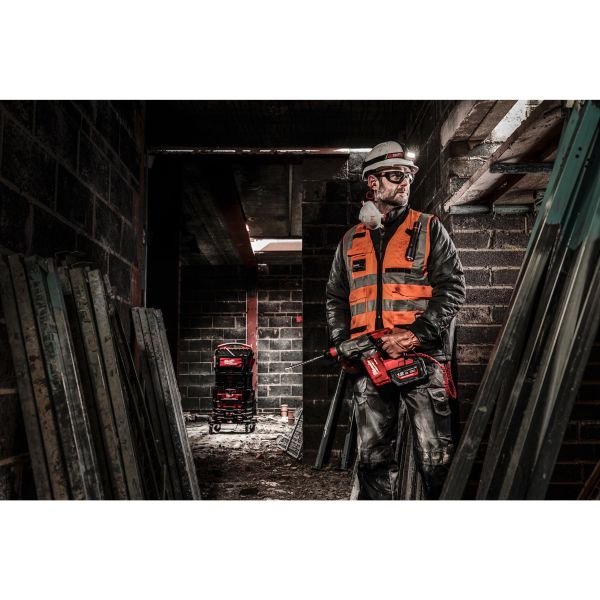 Жилет помаранчевий PREMIUM MILWAUKEE, сигнального забарвлення (2XL / 3XL)