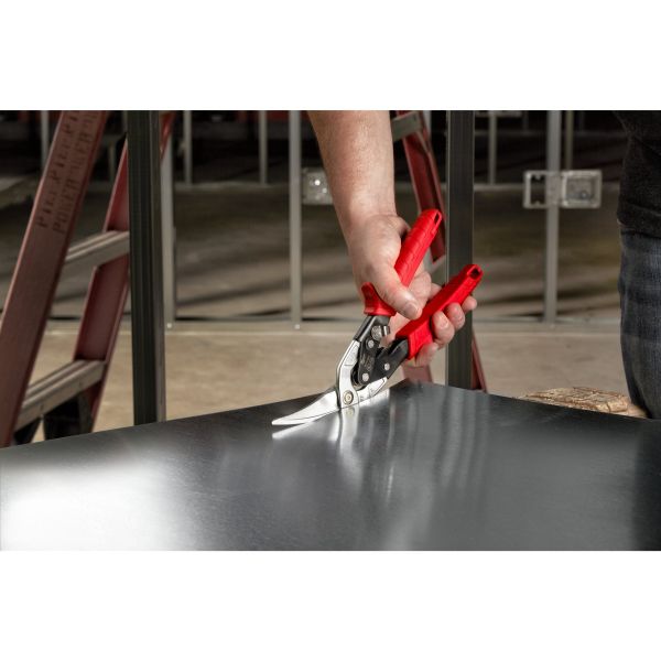 Ножиці по металу подовжені MILWAUKEE, лівий різ, 45 град.