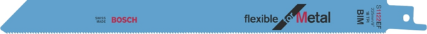 Полотно пилкове для шабельної пили Bosch для металу, S 1122 EF, 18TPI, 2шт (2.608.656.042)