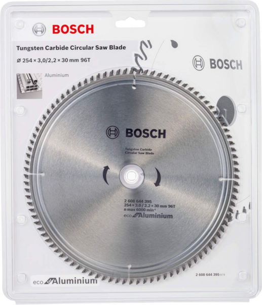Диск пильний Bosch Eco for Aluminium 254x3x30-96T (2.608.644.395)
