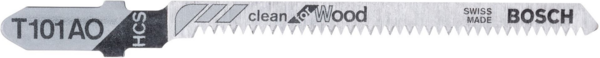 Полотно пилкове для електролобзика Bosch для дерева T 101 AO, 1.4х83мм, 3шт (2.608.630.559)