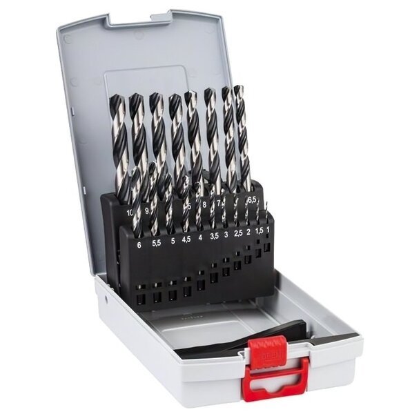 Набір свердел по металу HSS PointTeQ ProBox 19 шт.