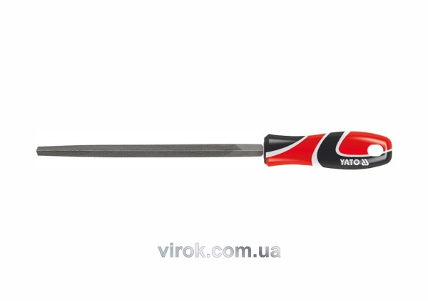 Напильник по металу YATO, трикутний l=250 мм, #3 [20/80]