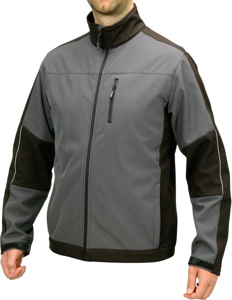 Куртка робоча SOFTSHELL YATO розмір S, чорно-темно-сіра, 3 кишені, 96% поліестер і 4% спандекс [10]
