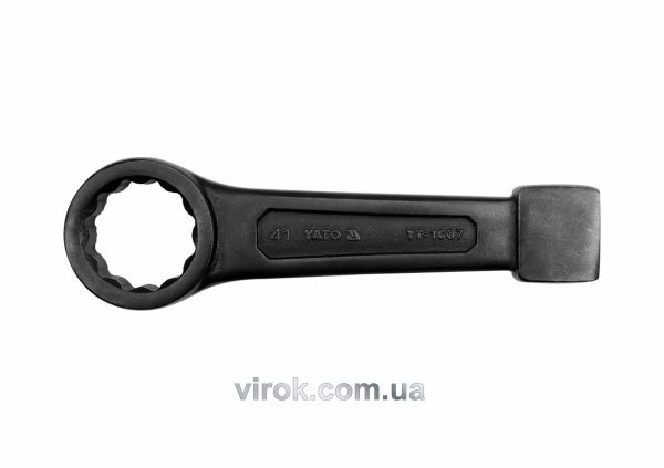 Ключ накидний ударний YATO : М= 50 мм, L= 250 мм, CrV [5/10]