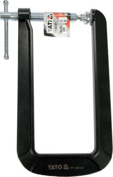 Струбцина з гвинтовим затискачем YATO, тип 