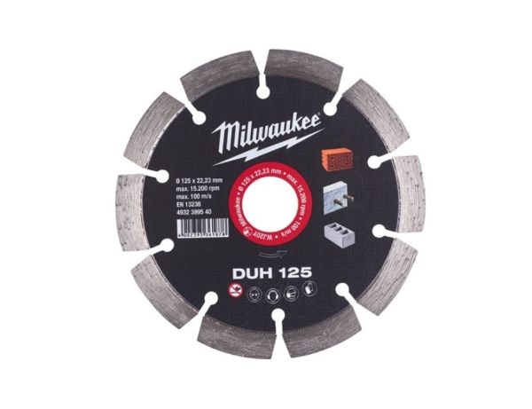 Алмазний диск для твердого бетону, бетонних блоків та каменю DUH 125 (1 шт)