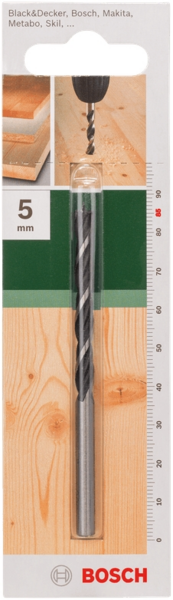 Свердло спіральне Bosch, 5х50мм (2.609.255.202)