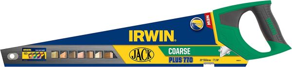 Ножовка по дереву 550мм 7T/8P поперечный грубый рез, IRWIN