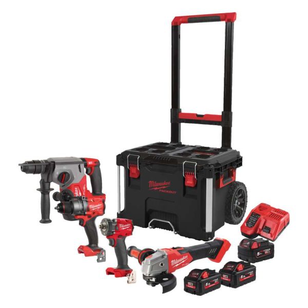 Набор аккумуляторных инструментов Milwaukee M18FPP4C-555T, 4933492525