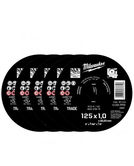 Диск відрізний по металу MILWAUKEE, SCS 41/230x1,9